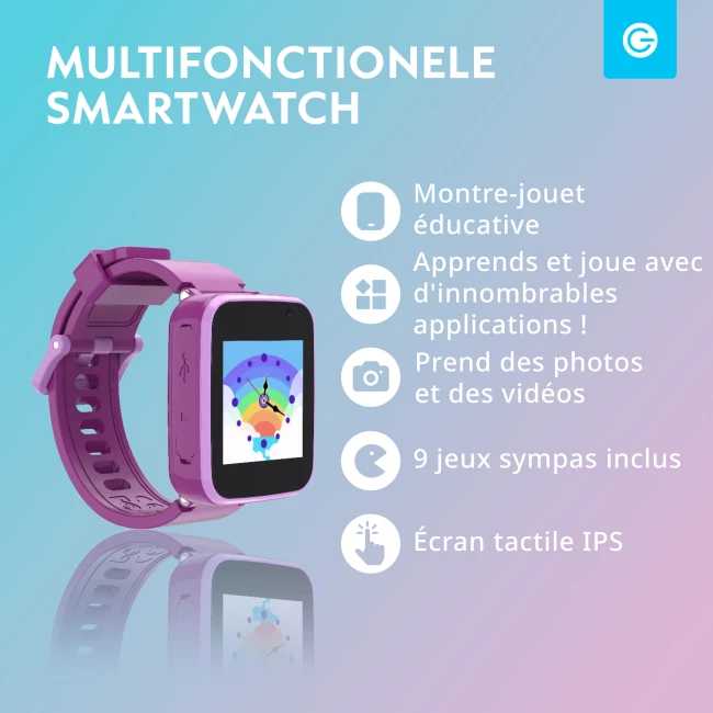 Montre Intelligente pour Enfants - Rose