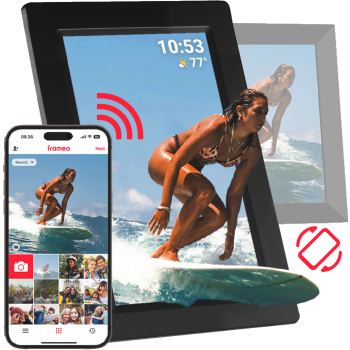 Digitaler Bilderrahmen mit WiFi - 10.1 Zoll