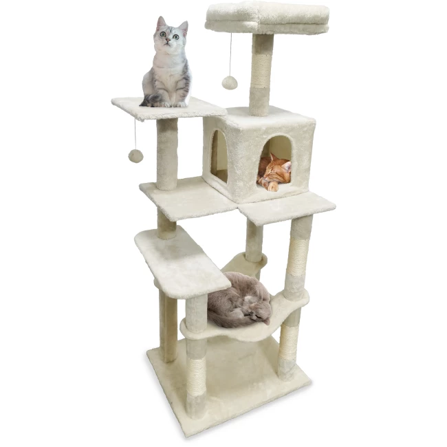 Krabpaal met Toren voor Katten - 5 Niveaus