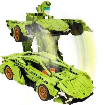 Building Blocks Set Robot Car - Green