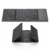 Foldable keyboard with touchpad