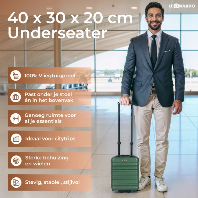 Handbagage Koffer kopen? | 25L inhoud | Bestel nu! - Silvergear