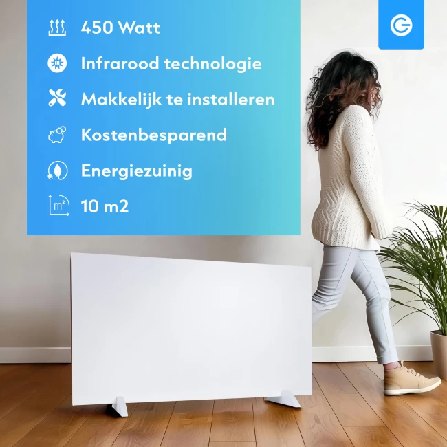 Infrarood Paneel - 450W - Premium