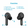 Bluetooth In-ear Noise Cancelling Oordopjes - Zwart - 6