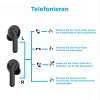 Bluetooth In-Ear Noise Cancelling Kopfhörer - Schwarz - 6