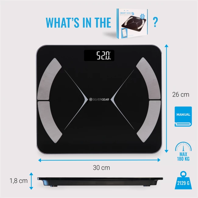 Bluetooth Smart Scale - Black