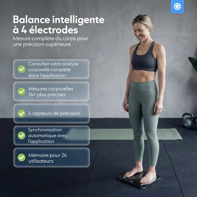 Balance intelligente Bluetooth - Noir