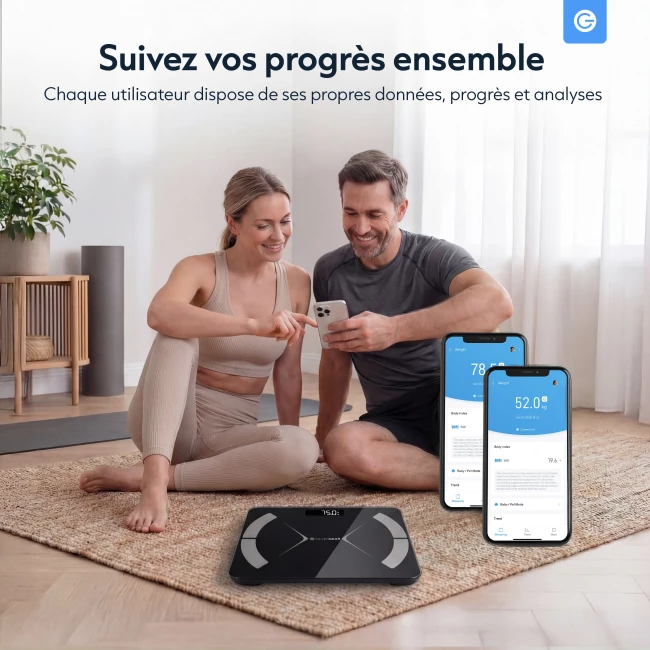 Balance intelligente Bluetooth - Noir