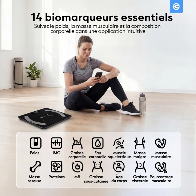 Balance intelligente Bluetooth - Noir