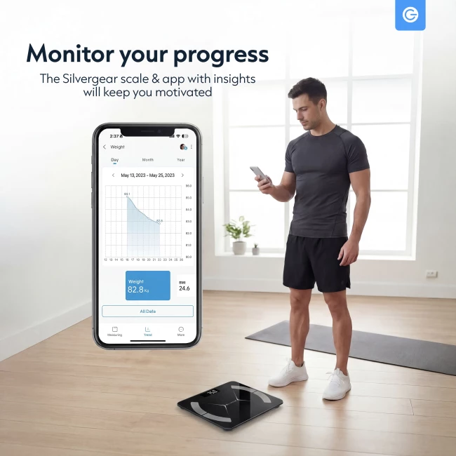 Bluetooth Smart Scale - Black