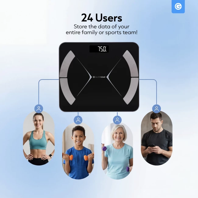 Bluetooth Smart Scale - Black