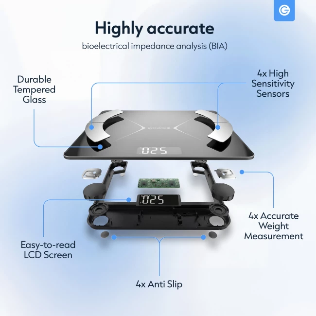 Bluetooth Smart Scale - Black