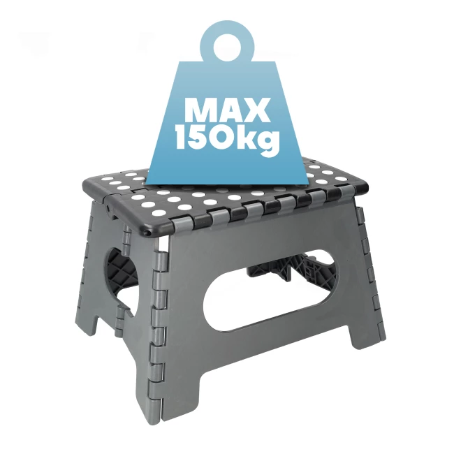 Foldable Step Stool - Black