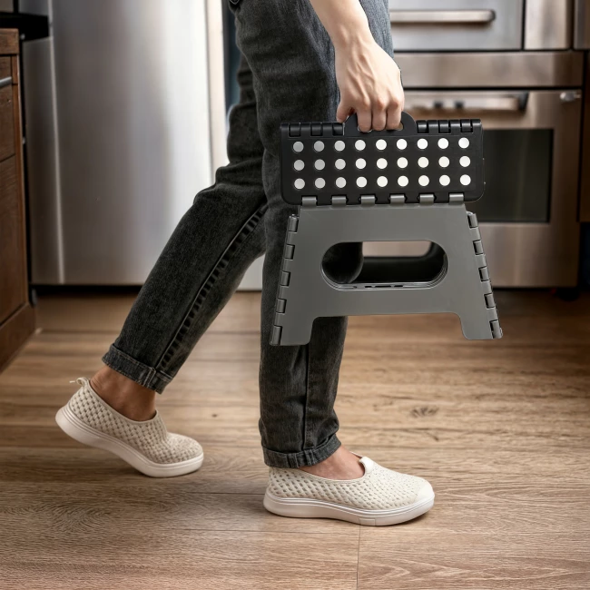 Foldable Step Stool - Black