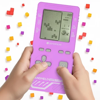 Retro Console Blokkenspel - Paars