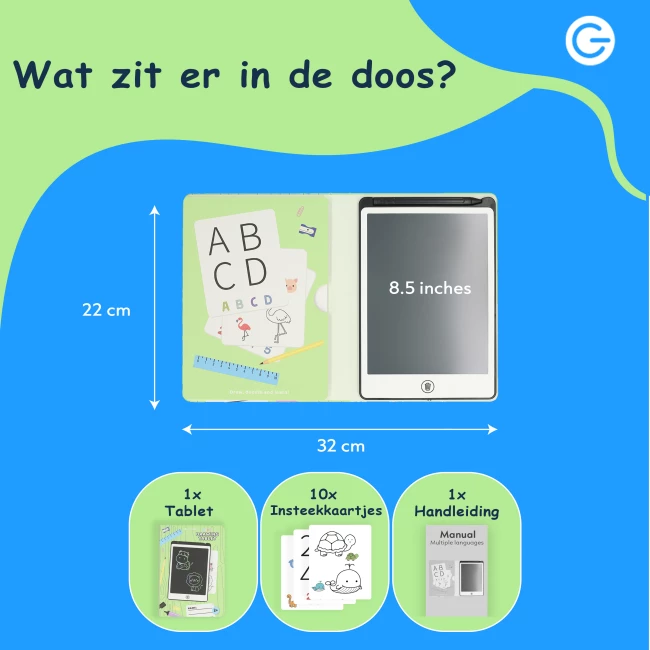 Tekentablet voor Kinderen - 8.5 inch