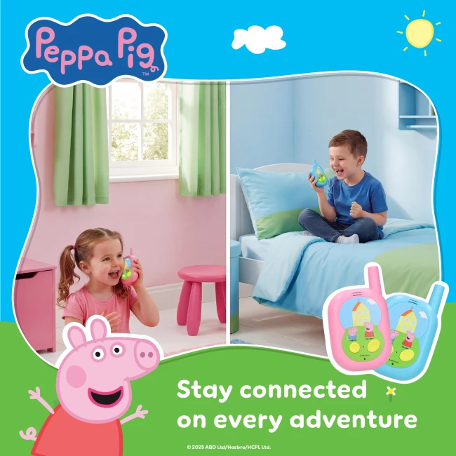 Peppa Pig Walkie Talkie - Pink
