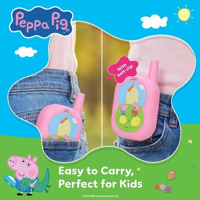 Peppa Pig Walkie Talkie - Pink