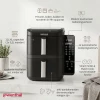 Dubbele Airfryer XL - 11L - 9