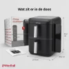 Dubbele Airfryer XL - 11L - 10