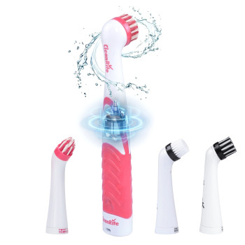 Multi Scrubber - Kombiangebot mit Ersatzbürstenköpfen - Rosa