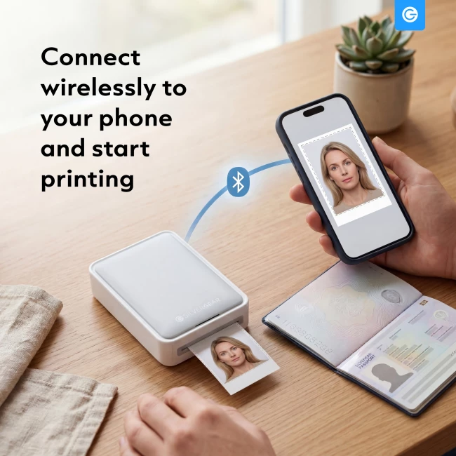 Portable Photo Printer - Bundle Deal with 70 Photo Sheets