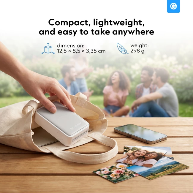 Portable Photo Printer - Bundle Deal with 70 Photo Sheets