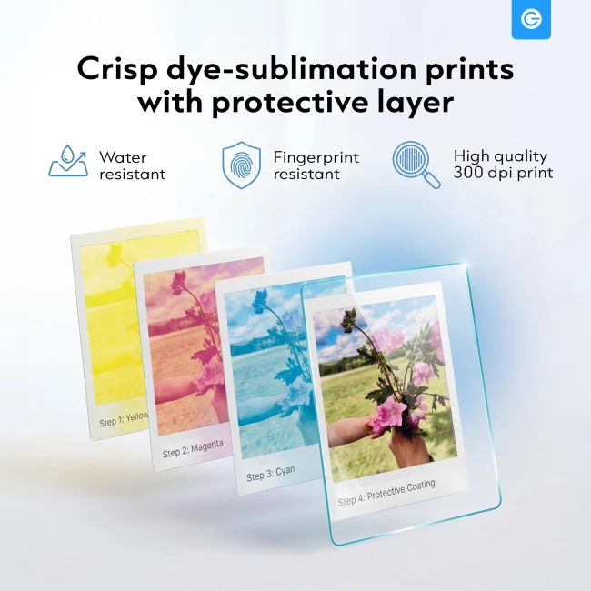 Portable Photo Printer - Bundle Deal with 70 Photo Sheets