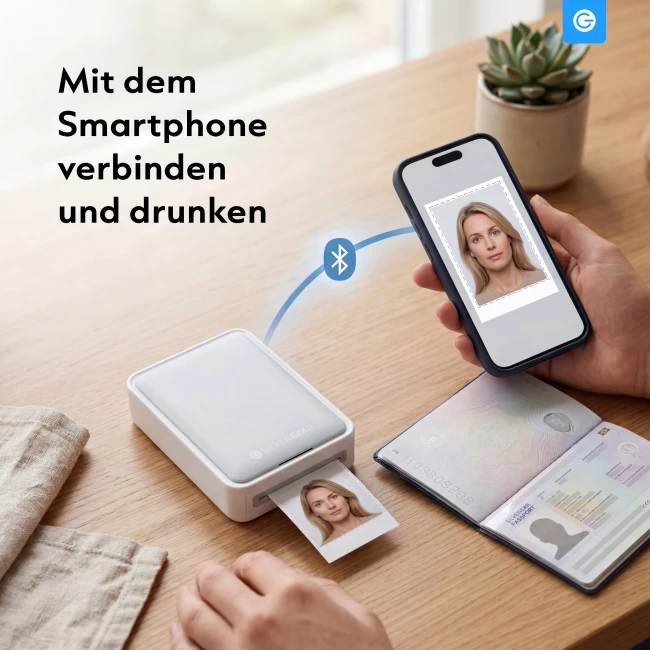 Mini Fotodrucker - Kombi-Angebot mit 70 Fotoblättern