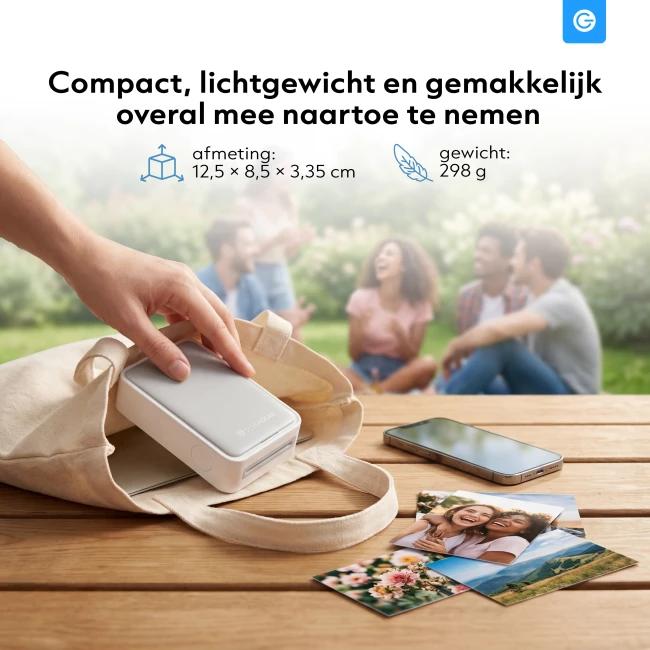 Mobiele Fotoprinter - Combideal met 110 Fotovellen