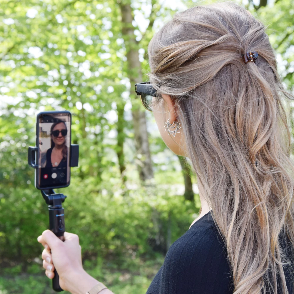 Gimbal Stabilizer Selfie Stick - With Tripod