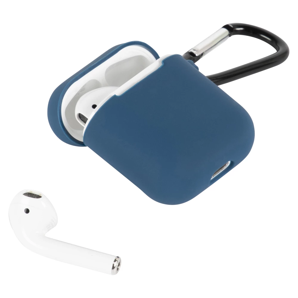 Apple Airpods Case Siliconen Blauw - 3
