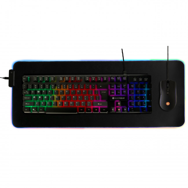 Gaming Tastatur, Maus und XXL Mauspad - RGB LED
