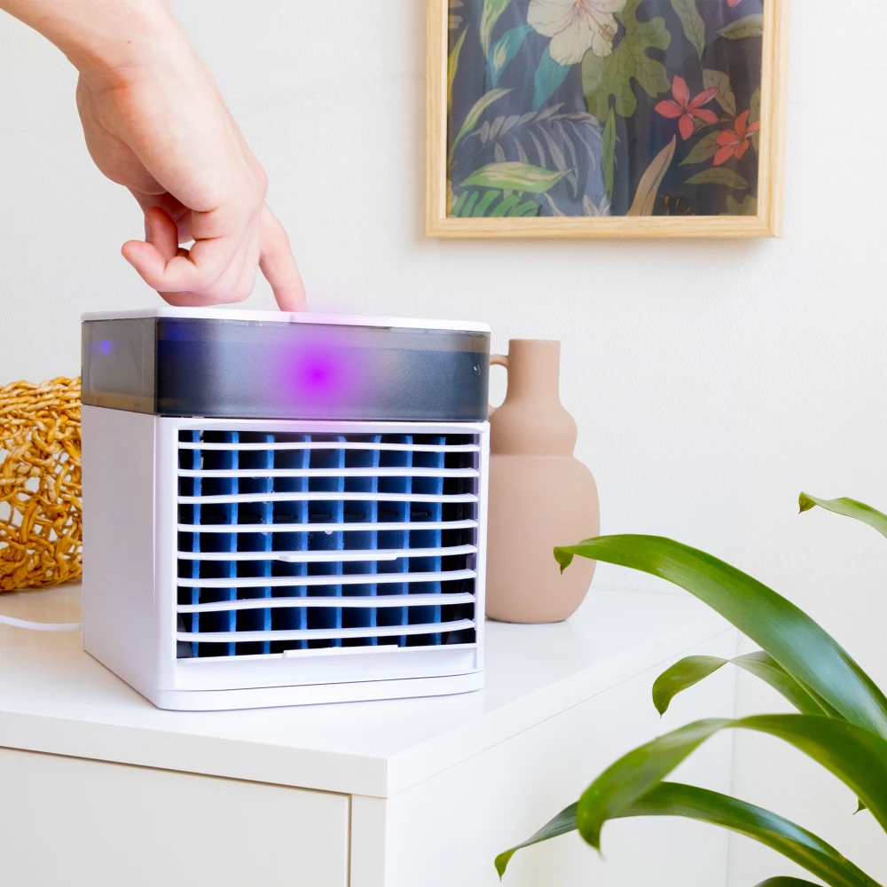 Luftkühler mit Wasser - mit LED-Beleuchtung