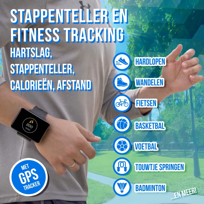 Smartwatch XL - Zwart - 16GB