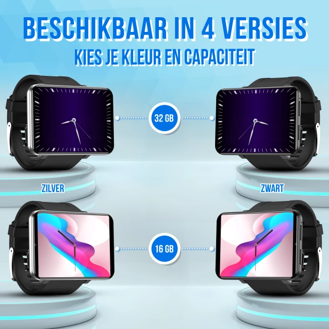 Smartwatch XL - Zwart - 16GB