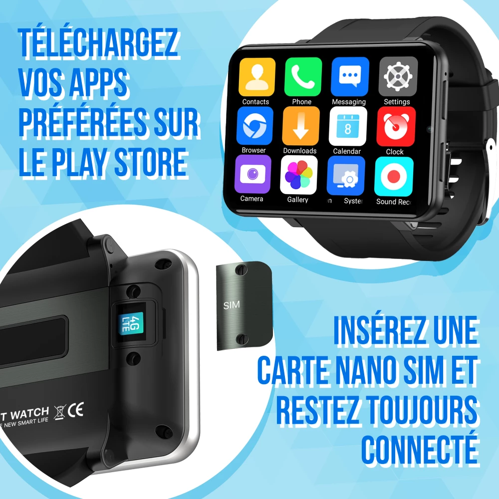 Smartwatch XL - Noir - 32GB