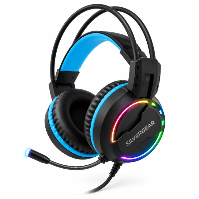 Gaming Headset RGB LED - Zwart