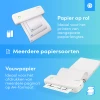 Thermische Printer - Combideal met 3x papierrollen A4, kettingpapier A4 en 5x stickerpapier A5 - 16