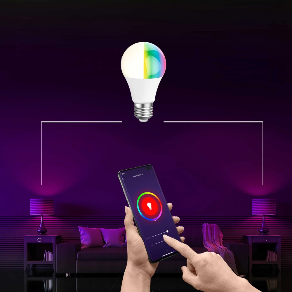 Wifi Smart LED Lamp E27 - 9 pièces