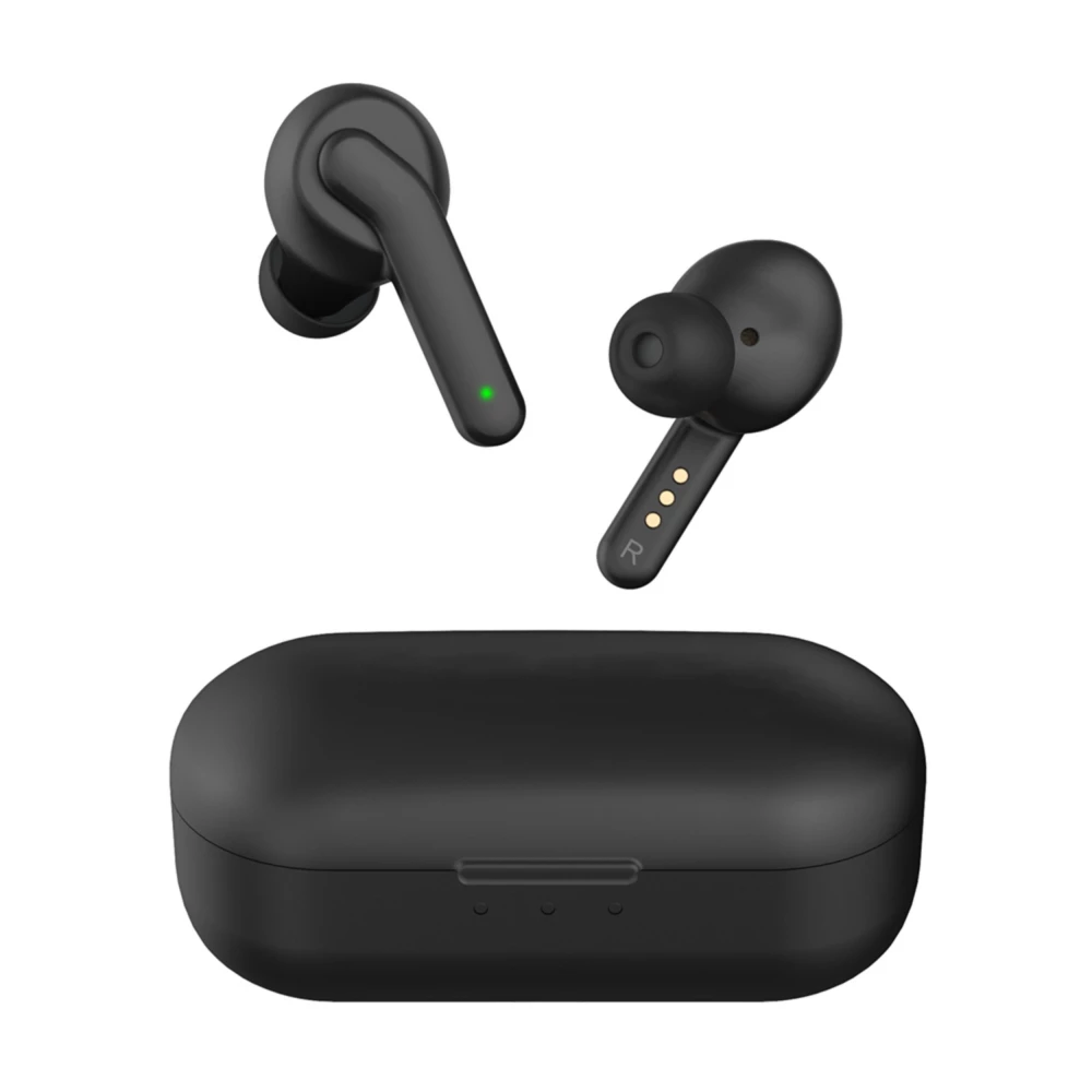 Bluetooth In-ear Noise Cancelling Earbuds - Black - 2