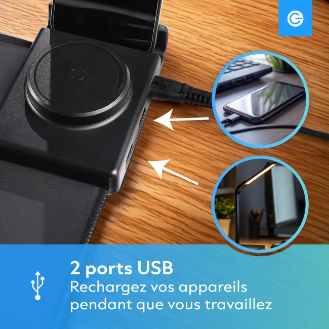 Sous-main de Bureau Chauffant