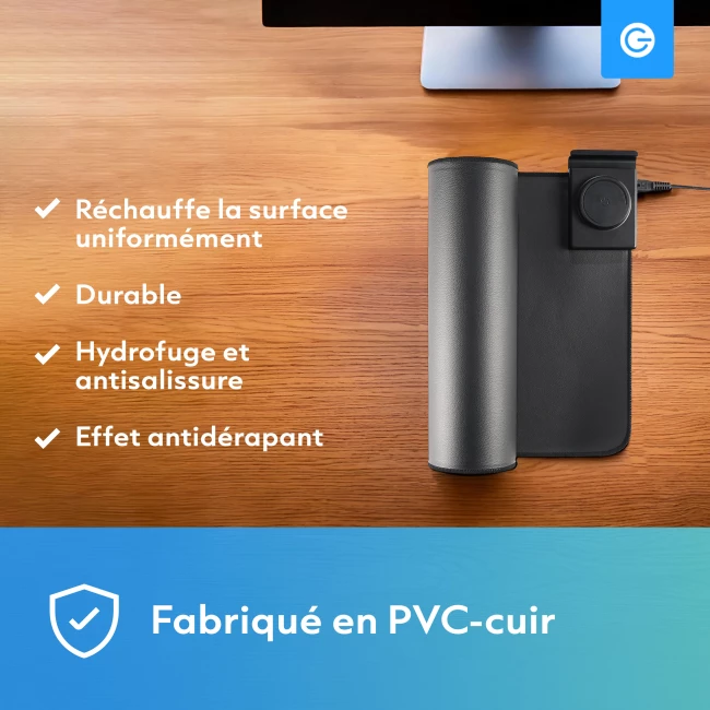 Sous-main de Bureau Chauffant